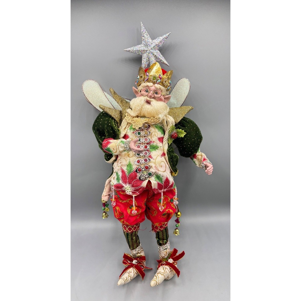 Mark Roberts King Fairy Elf Gnome Christmas Holiday Decor‎ Figurine 18 Inch
